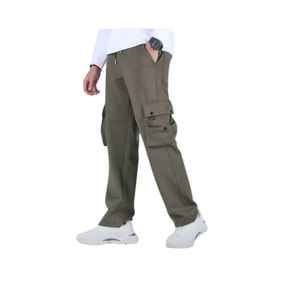 2025 nuevo 100% algodón de lana de alta calidad ecológico transpirable personalizado pantalones casuales de los hombres - Product Image 2