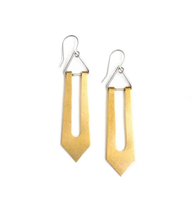 Pendientes de latón de nueva apariencia, pendientes de joyería de tendencia superior, tamaño personalizado, calidad superior para artículos de regalo de aniversario - Product Image 6