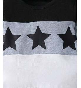 Traje deportivo unisex de algodón para niños, camiseta y pantalones de manga larga para primavera, otoño e invierno, ropa informal para niños - Product Image 3