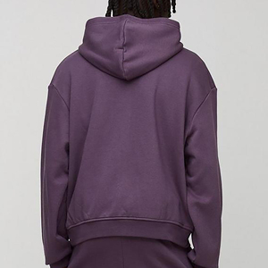 Sweat-shirt à capuche oversize en molleton 100 % coton écologique pour homme, imprimé sur mesure, style streetwear, épaules tombantes, idéal pour l'hiver - Product Image 2