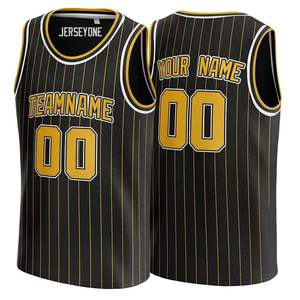 Venta al por mayor de alta calidad de transferencia de calor Jersey de béisbol de gran tamaño de sarga de aparejos personalizados - Product Image 3