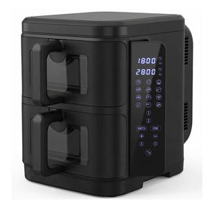 Friggitrice ad Aria Commerciale a Doppio Cestello 10L 2400W, Forno Friggitrice ad Aria a Basso Consumo Energetico - Product Image 1