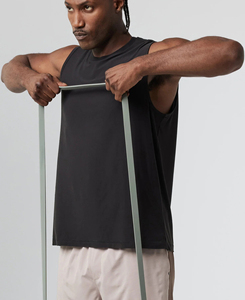 Premium Unisex O-cuello Poliéster Tank Tops Mejor para el entrenamiento Transpirable con corte automatizado - Product Image 3