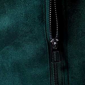 Veste décontractée à manches longues d'automne coupe-vent avec logo personnalisé pour hommes, manteau, bombardier en satin de grande taille avec fermeture à glissière, état neuf - Product Image 5