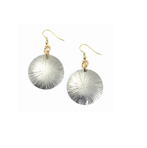 Nouveauté Janvier : Boucles d'oreilles florales contrastées style occidental, procédé de placage unique, qualité supérieure, fournisseur de bijoux de Chine, collection 2024 - Product Image 2
