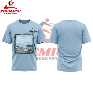 Ropa personalizada 200 GSM peso pesado gota hombro camisetas 100% algodón corto de gran tamaño de punto camisas en blanco OEM precio al por mayor - Product Image 6