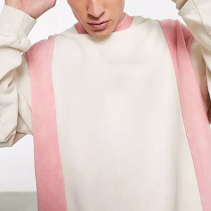 Bon marché, sweat-shirt à col ras du cou 100% coton pour homme, manches longues, doublé polaire, pull thermique d'hiver, design d'entraînement décontracté - Product Image 5