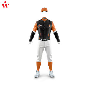 ชุดเครื่องแบบเบสบอลโพลีเอสเตอร์สำหรับผู้ชายและผู้หญิงชุดเล่นกีฬาระบายอากาศได้ดีพิมพ์ซับลิเมชันดีไซน์ใหม่ - Product Image 6