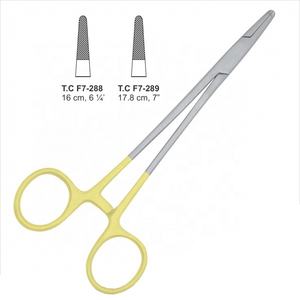 ที่จับเข็มสแตนเลสสตีล Mayo-Hegar สำหรับคนถนัดซ้าย ขนาด 12 นิ้ว ทำจากทังสเตนคาร์ไบด์ ใช้สำหรับเย็บผ่าตัด ใช้ซ้ำได้ - Product Image 1