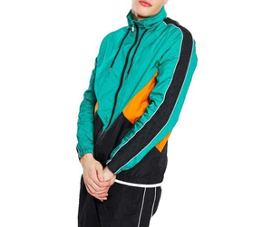 Chaqueta cortavientos con cremallera de poliéster para hombre con logotipo personalizado, ropa de calle transpirable de talla grande para invierno para exteriores 2025 - Product Image 6