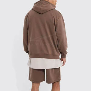 Best Selling Custom Logo <b>Men</b> <b>Hoodie</b> & <b>Shorts</b> <b>Sets</b> Two Piece <b>Men</b> <b>Hoodie</b> & <b>Shorts</b> <b>Set</b> For Adults - Product Image 2