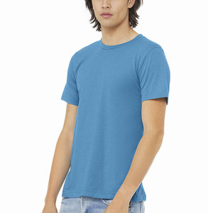 T-shirt pour hommes OEM de haute qualité 100% coton Custom Brand Active Wear en jersey noir uni T-shirt pour hommes - Product Image 4