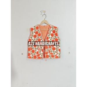 Handmade Vintage Quilted Jacket for Women New Style <b>Boho</b> Coat Front Open Kimono Stripe Piping Cotton Unique <b>Boho</b> Gift for Women - Product Image 2