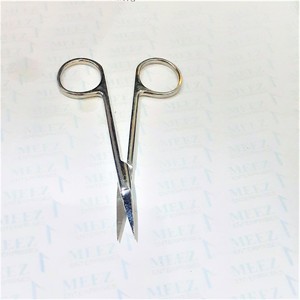 Ciseaux chirurgicaux à iris en acier inoxydable à pointe droite et incurvée Ciseaux de chirurgie dentaire 10cm Instruments médicaux - Product Image 5