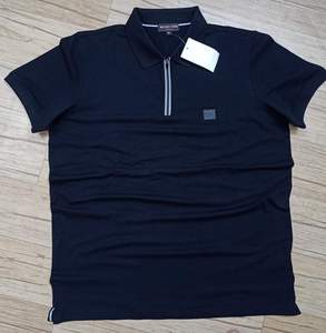 Camiseta polo de manga corta para hombre, camiseta a rayas de manga corta - Product Image 4