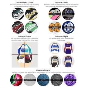 Fabricant d'impression numérique Jupe de pom-pom girl grande taille Uniforme de pom-pom girl personnalisé pour les filles - Product Image 4