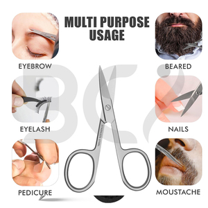 Tijeras para Cutículas de Acero Inoxidable, Curvas, Duraderas, Antideslizantes, de Buena Calidad, para Uso Personal, 2026 - Product Image 2