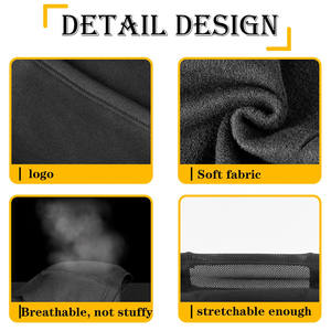 Masque cagoule tricoté personnalisé avec logo, coupe-vent, idéal pour le ski, le cyclisme, la moto et les activités de plein air - Product Image 3