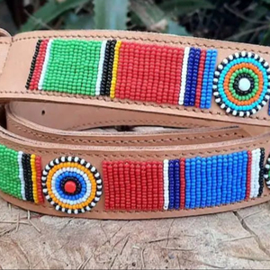 2023 Beaded Leather Cat Collar Multifunctional Lightweight Soft <b>Padded</b> Foldable Carving Custom Brand Ready Stainless Steel Nylon - Product Image 1
