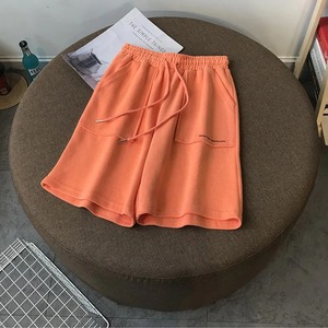 men's shorts Sports Shorts <b>Women</b> Summer 2021 Cotton Female High Loose Tight Waist Waist Thin wide-legged <b>Slacks</b> Short Pants - Product Image 6