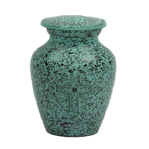 High Quality Brass Cremation <b>Keepsake</b> Urns With Gold And Green Marble Finished Metal Funeral Urns <b>For</b> Human <b>Ashes</b> - Product Image 5