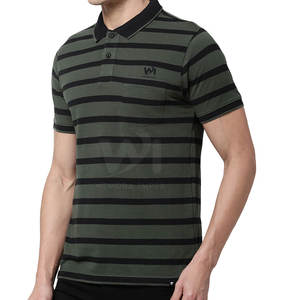 Chemises polo pour hommes respirantes à séchage rapide, logo personnalisé imprimé, chemises polo pour hommes élégantes de haute qualité - Product Image 4