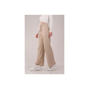 Canotta da donna Color crema con gamba spagnola Shalwar