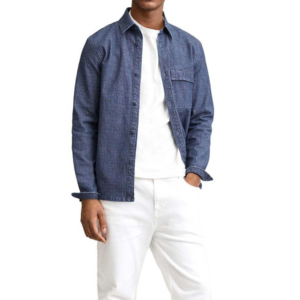 Camisas para Hombre Antiarrugas con Estampado de Tela de Punto, Manga Larga, Invierno, Casual, a la Moda - Product Image 2