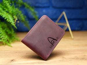 High End Genuine Leather Bi Fold <b>Wallet</b> Slim <b>RFID</b> <b>Blocking</b> Purse For Men Stylish Minimalist Holder BFW-0050 - Product Image 6