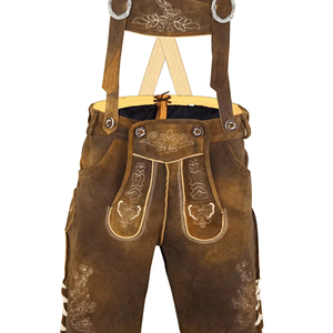 บทความ2025มาใหม่ท่อ lederhose สำหรับผู้ชายเสื้อผ้าบาวาเรีย Trachten คุณภาพสูง Kurz lederhose หนังแท้สำหรับฤดูกาลใหม่2025 - Product Image 1