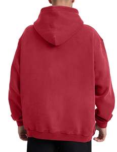 Sudadera con capucha lavada de mezcla de algodón básico de última calidad para hombres, ropa informal cómoda y relajada, sudaderas con capucha para ropa de invierno - Product Image 2