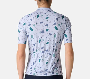 Maillot de cyclisme à imprimé abstrait pour femmes, maillot de cyclisme performant pour femmes, maillot de cyclisme à manches courtes pour femmes - Product Image 2