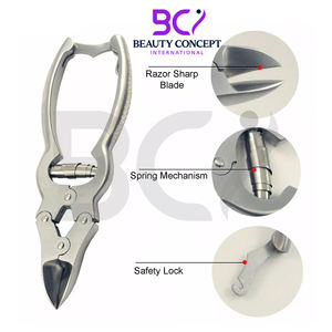 Kit de Podología Profesional de 5 Piezas: Cortaúñas Iris de Acero Inoxidable de Alta Calidad y Duradero con Mandíbula Ancha - Product Image 3