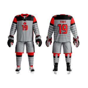 Nuevo 2025 Jersey de hockey sobre hielo Poliéster de alta calidad Unisex Adultos Uniforme Servicio OEM con logotipos de colores personalizados - Product Image 4