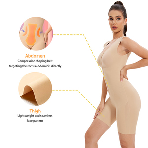 Women's High-Elasticity Summer Sports Jumpsuit Tight-Fitting Hip Yoga <b>Bodysuit</b> for Adults <b>Shapewear</b> Jumpsuit - Product Image 3