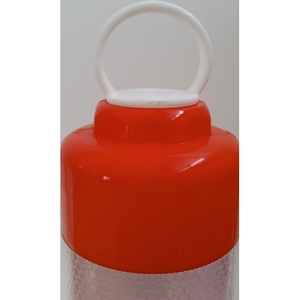 Palo di barriera flessibile in TPE, Ø 70 mm, arancione, attraversabile - Product Image 3