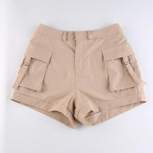 2025 européen été kaki taille haute poche femmes Cargo Shorts vente chaude nouveaux Shorts pour les femmes - Product Image 5