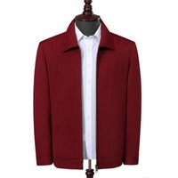 Classique 100% cuir de mouton véritable marron grande taille Bomber veste pour hommes hiver avec chaud en fourrure de mouton Bomber veste
