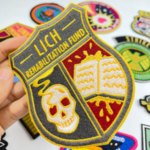 Bas quantité minimale de commande en gros Logo personnalisé broderie fer coudre sur des patchs 25-26 - Product Image 5