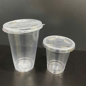 Gobelets jetables transparents en PP personnalisés OEM, 7/9/12/16 oz, avec couvercle, personnalisables pour les voyages et le camping - Product Image 2