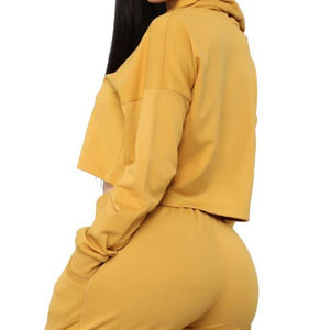 Conjunto Deportivo de Felpa Personalizable para Mujer, Talla Grande, 2 Piezas, Hecho a Medida Directo de Fábrica - Product Image 5