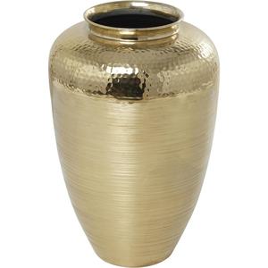 <b>Flower</b> <b>Vase</b> Hammered Handcrafted Coastal Design Gold Color Iron Metal <b>Small</b> Tabletop <b>Vase</b> Birthday Decorations - Product Image 1