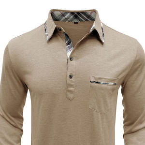 Nuevo Polo de Punto Ligero para Hombre, Manga Larga, Tejido Transpirable, Perfecto para Primavera, Otoño e Invierno - Product Image 4
