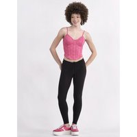 Leggings fins en modal de grande taille XL à 8XL Legging de couleur unie à longueur de cheville Pantalon extensible d'entraînement pour femmes