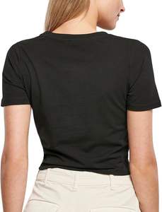 ผู้ผลิตเสื้อยืดผู้หญิงแบบกำหนดเอง OEM เสื้อยืดผ้าฝ้ายพรีเมียม เนื้อนุ่ม ระบายอากาศดี สวมใส่สบาย สไตล์สตรีทแวร์ รับผลิตเสื้อพิมพ์ลายแบรนด์ส่วนตัว ขายส่ง - Product Image 6