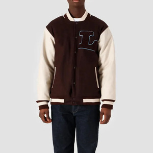 Prenda Elegante para Combinar, Tela Satén para Chaqueta de Invierno con Interior Acolchado y Espacio para Parches Personalizados, Estilo Urbano - Product Image 1