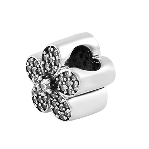 Fine jewellery luxury <b>charm</b> accessories 925 sterling <b>silver</b> CZ gemstone <b>charm</b> pendant <b>bracelet</b> necklace <b>charms</b> accessories - Product Image 2