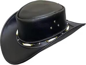 Sombreros de Vaquero de Cuero de Alta Calidad, Trenzados, Resistentes al Agua, Suministro al por Mayor, Marca Privada, Sombreros Vaqueros para Hombre - Product Image 2