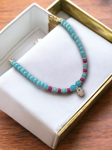 DAFNI BIG PAZAR Bohemian <b>Beaded</b> <b>Bracelet</b> with Natural Stone and Precious Metal Alloy Unisex Gift - Product Image 4