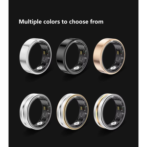 Bague connectée en acier, tracker d'activité et de sommeil, contrôle par application, étanche IP68, épaisseur 2,5 mm, application RWFIT - Product Image 6